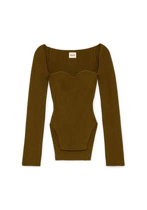 Khaite Maddy Sweater in Absinthe, Small