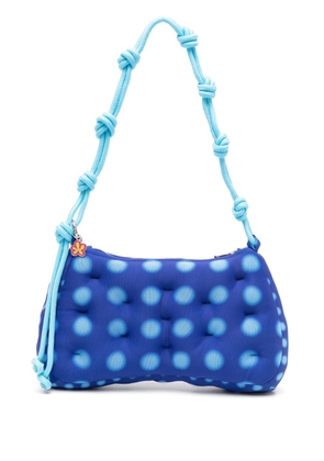 Marshall Columbia Poppy polka-dot quilted shoulder bag - Blue