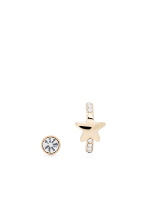 DKNY crystal-embellished star-motif earrings - Gold