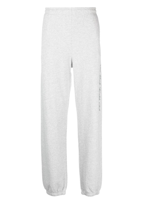 Sporty & Rich NY Health Club cotton track pants - Grey