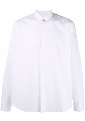 Roberto Cavalli animal-plaque cotton shirt - White