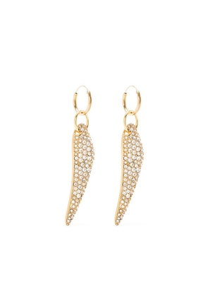 Roberto Cavalli Tiger Tooth crystal-embellished earring - Gold
