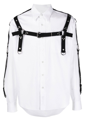 Roberto Cavalli harness-detail shirt - White