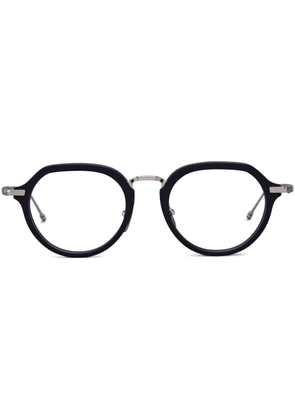 Thom Browne Eyewear round-frame glasses - Blue