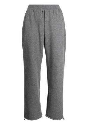 b+ab mélange wide-leg track pants - Grey
