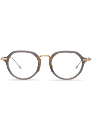 Thom Browne Eyewear round-frame glasses - Grey