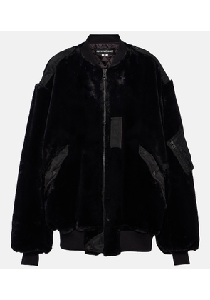 Junya Watanabe Oversized faux fur bomber jacket