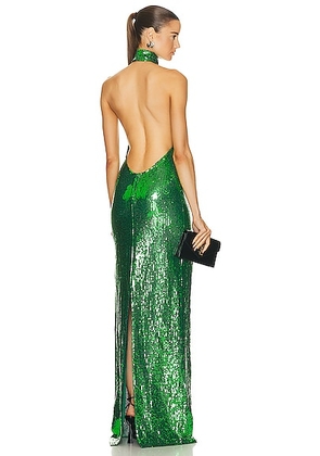 BODE Sequined Siren Gown in Green - Green. Size 2 (also in ).