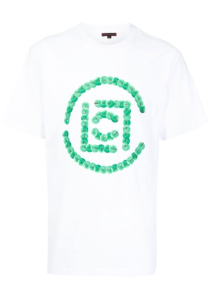 CLOT button-logo short-sleeve T-shirt - White