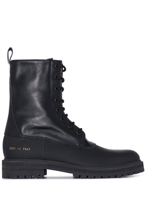 Common Projects technical lace-up combat boots - Black