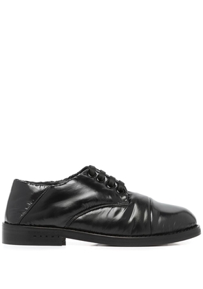 Marni round toe lace-up shoes - Black