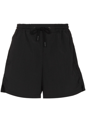 Rabanne high-rise running shorts - Black