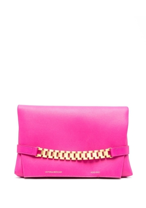 Victoria Beckham chain-link detail clutch bag - Pink