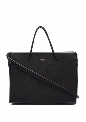 Medea Hanna leather tote bag - Black