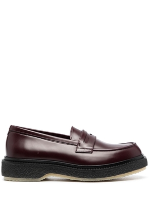 Adieu Paris Type 5 penny loafers - Red