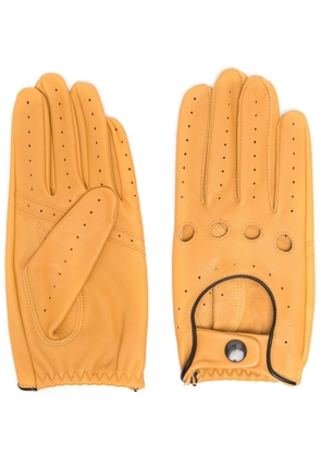 Mackintosh contrast-trim driving gloves - Neutrals
