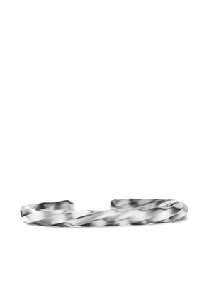 David Yurman 8mm recycled sterling silver Cable edge cuff