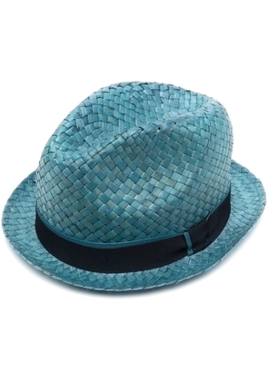 Paul Smith ribbon-detail sun hat - Blue