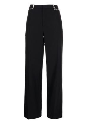 Dion Lee zip-detail tailored trousers - Black