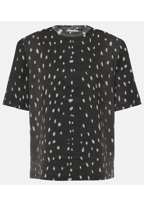 The Attico Padded printed cotton T-shirt
