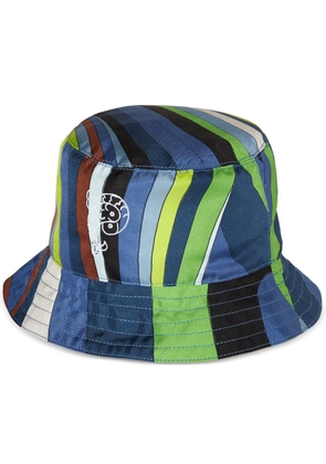 PUCCI logo-embroidered bucket hat - Blue