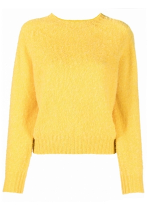 Mackintosh KENNEDI wool crew-neck jumper - Yellow