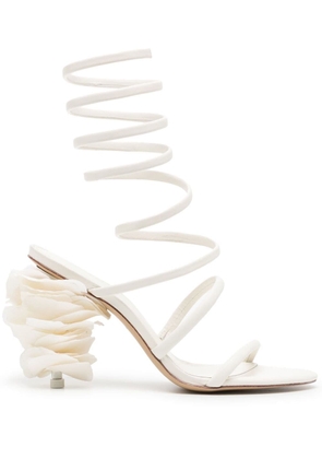 Cult Gaia spiral-design sandals - White