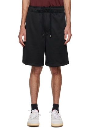 Lanvin Black Embroidered Shorts