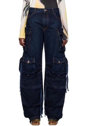 The Attico Blue Fern Jeans