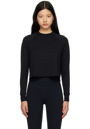 Splits59 Black Crop Sweater