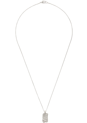 FARIS SSENSE Exclusive Silver Roca Tag Necklace