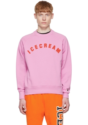 ICECREAM Pink Cotton Sweatshirt