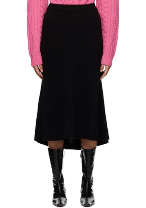 The Garment Black Courchevel Midi Skirt
