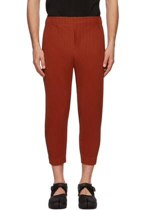 HOMME PLISSÉ ISSEY MIYAKE Red Monthly Colors December Pants