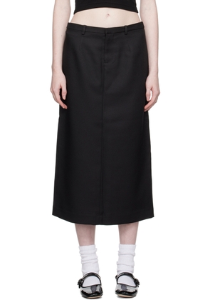 Sandy Liang Black Socks Midi Skirt