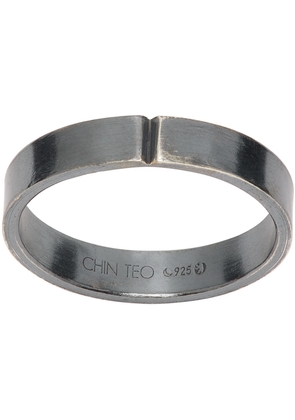 Chin Teo SSENSE Exclusive Silver Midnight Ring
