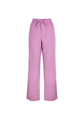 Tekla Unisex Poplin Pyjama Trousers - Pink - L