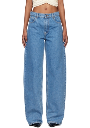 Magda Butrym Blue Tapered Jeans