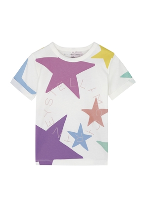 Stella Mccartney Kids Star-print Cotton T-shirt - Ivory - 5 Years