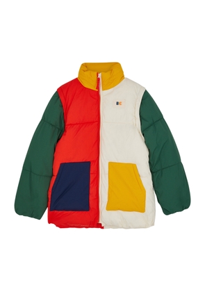 Bobo Choses Kids Colour-blocked Quilted Shell Jacket - Multi Multi