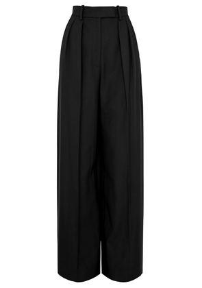 Khaite Teyana Wide-leg Trousers - Black - 6 (UK 10 / S)