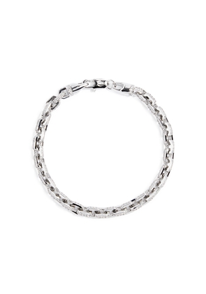 Cernucci Iced Box Crystal-embellished Bracelet - Silver