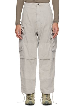 NEMEN® Gray Multipocket Parachute Cargo Pants