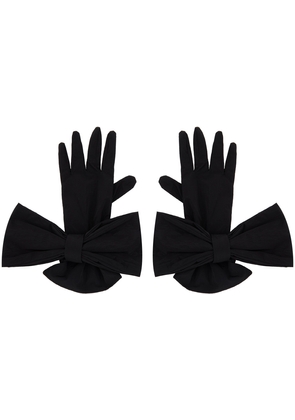 Shushu/Tong SSENSE Exclusive Black Bow Gloves