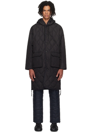TAION Black Hooded Down Coat