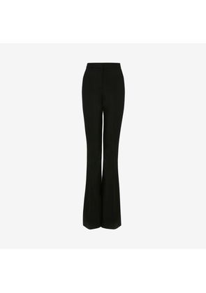 ALEXANDER MCQUEEN - High Waisted Flared Trousers - Item 732573QJADC1000