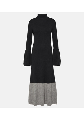 Joseph Color Block wool-blend maxi dress