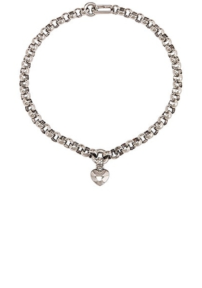 LAURA LOMBARDI Amorina Pendant Necklace in Silver - Metallic Silver. Size all.