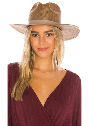 Janessa Leone Adriana Hat in Brown. Size M, S.