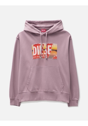 Scratched Logo Hoodie
